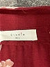 Elodie 100% Polyester Print Burgundy Long Sleeve Blouse Size L - photo 7