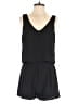 One Clothing 100% Polyester Solid Black Romper Size M - photo 1