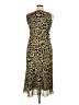 Studio I 100% Polyester Animal Print Brown Cocktail Dress Size 14 - photo 2