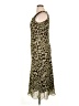 Studio I 100% Polyester Animal Print Brown Cocktail Dress Size 14 - photo 5