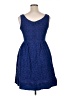 Robbie Bee 100% Polyester Blue Cocktail Dress Size 14 - photo 2