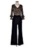 Shelby & Palmer Animal Print Black Jumpsuit Size 6 - photo 1