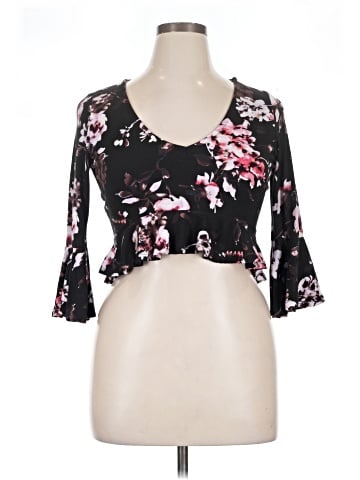 Hot Kiss 3/4 Sleeve Top (view 1)