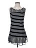 Belldini Stripes Black Casual Dress Size S - photo 1