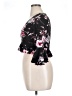 Hot Kiss Black 3/4 Sleeve Top Size XL - photo 5