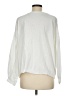 Tempo Paris 100% Cotton Stars White Pullover Sweater Size Med - Lg - photo 2