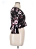 Hot Kiss Black 3/4 Sleeve Top Size XL - photo 4