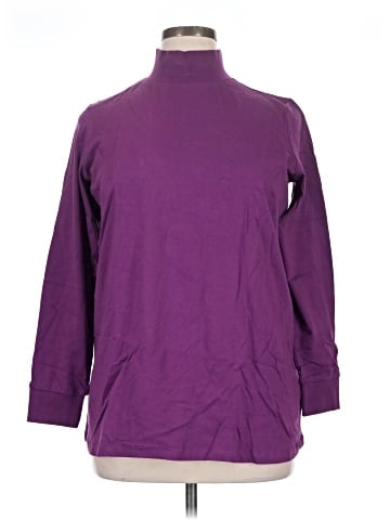 Woman Within Long Sleeve Turtleneck (view 1)