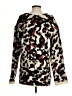 Sugar Lips 100% Acrylic Animal Print Brown Pullover Sweater Size S - photo 2