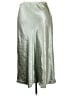 Calligraphie 100% Polyester Metallic Silver Casual Skirt Size XL - photo 2