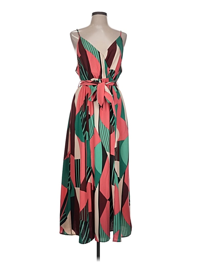 Pre-owned Assorted Brands Casual Dress In Green