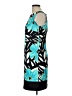 AB Studio Graphic Teal Casual Dress Size 10 - photo 5