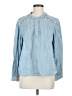 Sam Edelman 100% Cotton Blue Long Sleeve Blouse Size M - photo 1