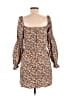 Bardot Print Brown Casual Dress Size 8 - photo 2