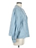 Sam Edelman 100% Cotton Blue Long Sleeve Blouse Size M - photo 4