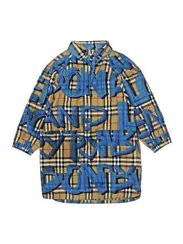 Burberry Check print graffiti Dress (view 1)