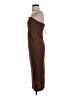 Zara Solid Brown Cocktail Dress Size XS - photo 5