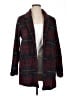 Stoosh 100% Polyester Plaid Burgundy Coat Size XL - photo 1