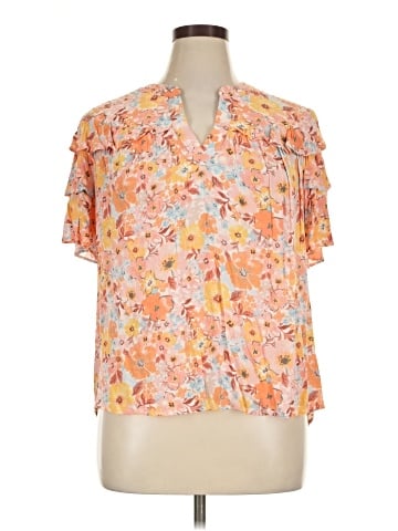 Democracy Short Sleeve Blouse (view 1)