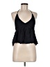 Subdued Black Sleeveless Blouse Size 6 - photo 1