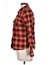 Shyanne 100% Cotton Plaid Brown Long Sleeve Button-Down Shirt Size L - photo 5
