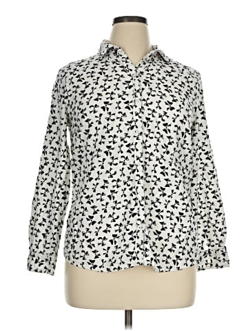 Charter Club Long Sleeve Blouse (view 1)