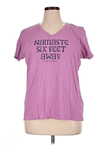 Life Is Good Short Sleeve Top (view 2)