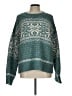 Universal Thread Paisley Teal Pullover Sweater Size L - photo 1