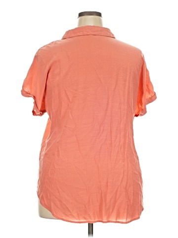 NY Collection Short Sleeve Blouse (view 2)