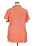 NY Collection Orange Short Sleeve Blouse Size 2X - photo 2