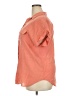 NY Collection Orange Short Sleeve Blouse Size 2X - photo 5