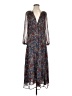 MNG 100% Polyester Paisley Blue Casual Dress Size S - photo 1