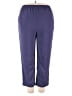 Appleseeds 100% Polyester Solid Purple Active Pants Size 18W - photo 1