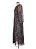 MNG 100% Polyester Paisley Blue Casual Dress Size S - photo 5