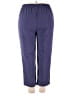 Appleseeds 100% Polyester Solid Purple Active Pants Size 18W - photo 2