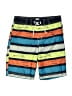 Gymboree 100% Polyester Green Board Shorts Size 7 - photo 1