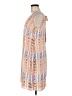 Eight Sixty 100% Polyester Graphic Tan Casual Dress Size M - photo 5