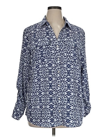 Charter Club Long Sleeve Blouse (view 1)