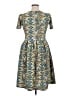 Lularoe Print Teal Casual Dress Size XL - photo 2