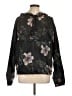 Thread & Supply 100% Polyester Floral Black Windbreaker Size L - photo 1