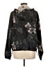 Thread & Supply 100% Polyester Floral Black Windbreaker Size L - photo 2