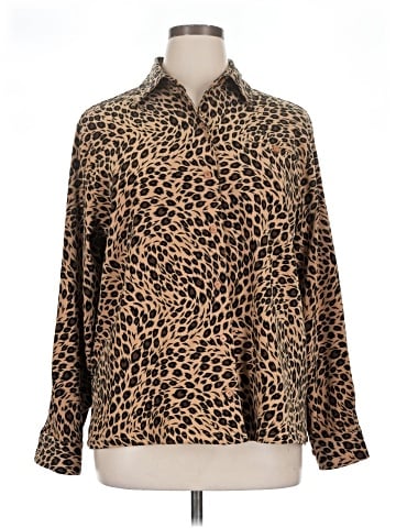 Sag Harbor Long Sleeve Blouse (view 1)