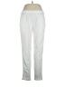 Adidas 100% Polyester Solid Ivory Casual Pants Size XL - photo 1