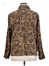 Sag Harbor Animal Print Brown Long Sleeve Blouse Size 16W - photo 2