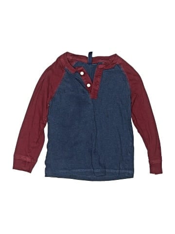 Janie and Jack Long Sleeve Henley (view 1)