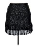 CeCe Stars Black Formal Skirt Size 14 - photo 1