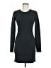 TNA Solid Gray Casual Dress Size M - photo 1