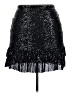 CeCe Stars Black Formal Skirt Size 14 - photo 2
