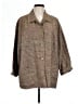 Chico's Design Stripes Brown Coat Size XL (3) - photo 1