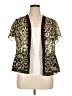 Studio I 100% Polyester Brown Green Kimono Size 14 - photo 1